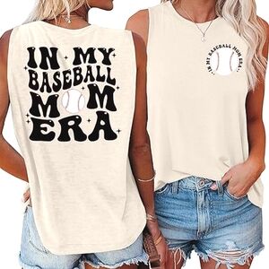 Mom Baseball Era Causal Tank - Small